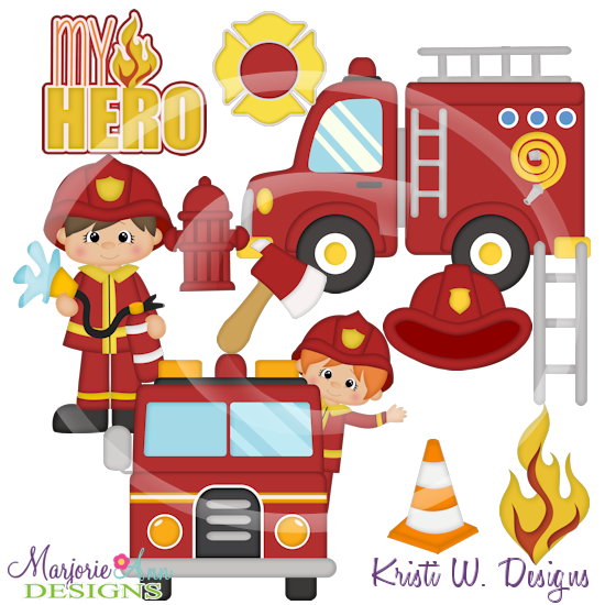 Fighting Fires-Boys SVG Cutting Files Includes Clipart - Click Image to Close